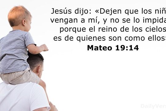 Dejen que los niños mateo-19-14-4