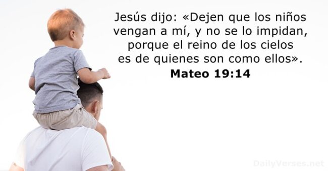 Dejen que los niños mateo-19-14-4